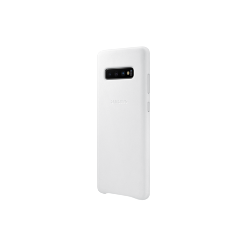 Etui Samsung Leather Cover White do Galaxy S10+ EF-VG975LWEGWW