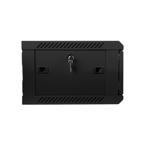 Szafa instalacyjna wisząca 19" 4U 600x450 czarna Lanberg (flat pack)