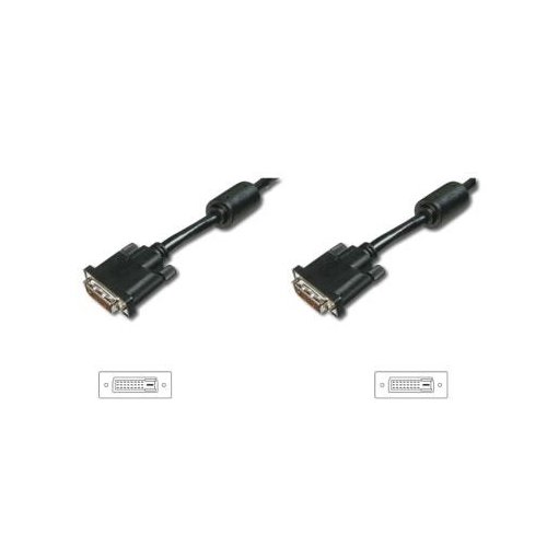 ASSMANN Kabel połączeniowy DVI-D DualLink Typ DVI-D (24+1)/DVI-D (24+1) M/M czarny 3m