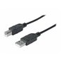 Kabel USB Manhattan USB 2.0 A-B M/M, 3m, czarny