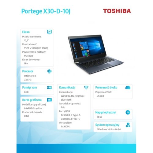 Toshiba Portege X30-PT272E-00K00PPL