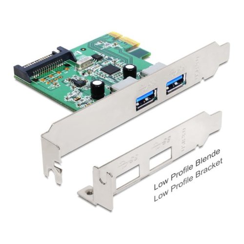 Karta PCI EXPRESS->USB 3.0 2-port DELOCK