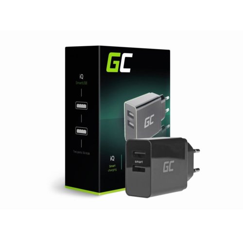 Ładowarka sieciowa uniwersalna Green Cell CHAR02 2 porty USB iQ Smart Charging