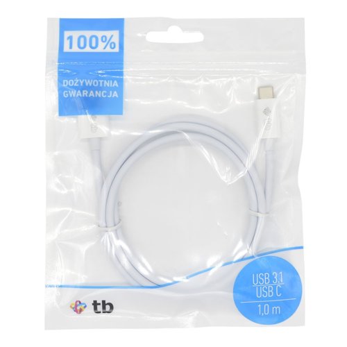 TB Kabel USB C - USB 3.1 biały
