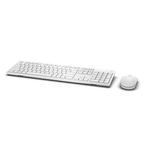 Dell Bezprzewodowa klawiatura + mysz-KM636 (biały)