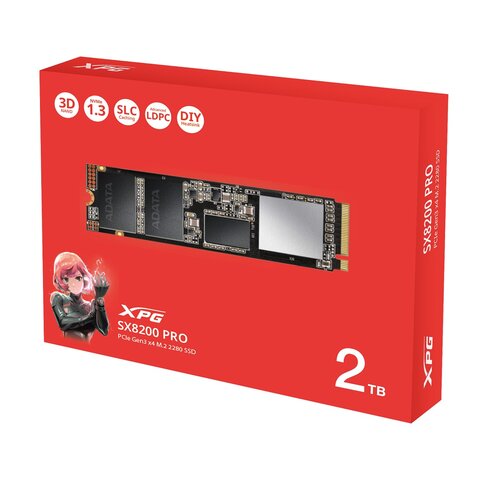 Dysk SSD Adata XPG SX8200 Pro 2TB  M.2 PCIe NVMe