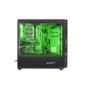 NATEC Obudowa Genesis Irid 300 USB 3.0 z oknem zielone podświetlenie