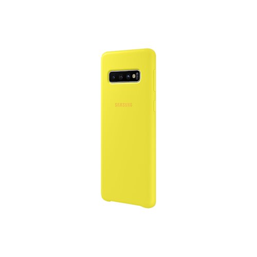 Etui Silicone Cover do Galaxy S10, żółty (EF-PG973TYEGWW)