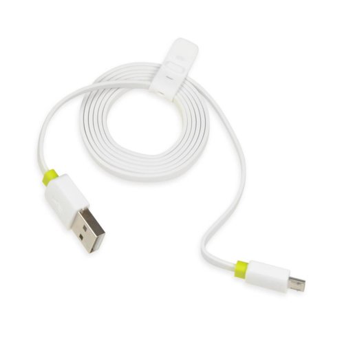 Kabel I-Box ( USB 2.0 typ A - microUSB typ B M-M 1m biały )