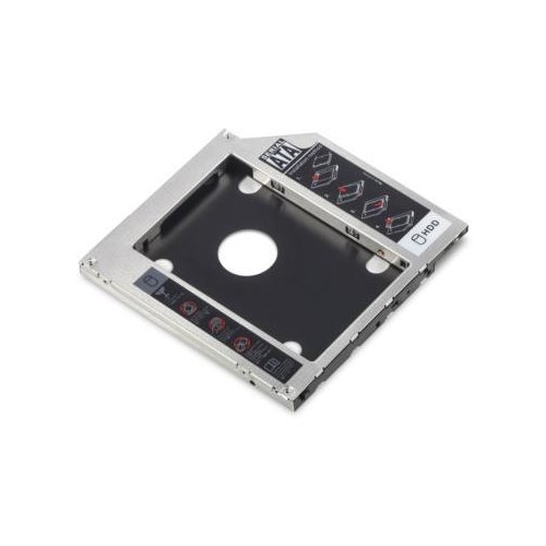 Ramka DIGITUS SSD/HDD do CD/DVD/Blu-ray, SATA na SATA, 9,5mm