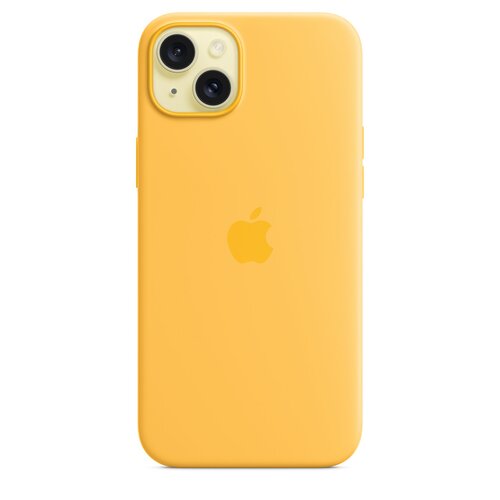 Etui silikonowe Apple MagSafe iPhone 15 promienne