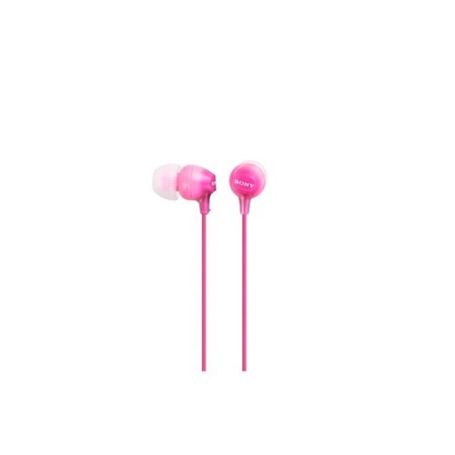 Słuchawki Sony MP3 MDR-EX15LP koreczki różowe