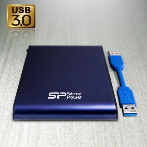 Dysk zewnętrzny Silicon Power ARMOR A80 1TB 2.5" USB3.0 PANCERNY Blue