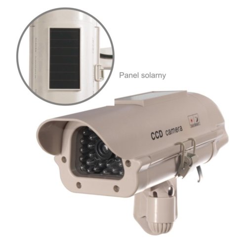 CEE Atrapa kamery Solarna migajaca LED SOL1500                                    W zestawie naklejka UW