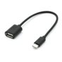 TB Kabel OTG USB AF - USB C 15cm czarny