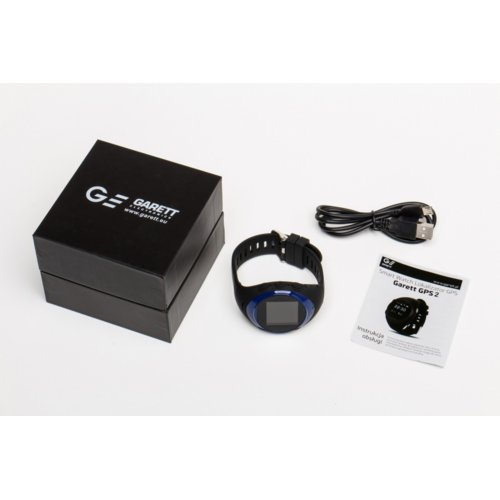 Smartwatch Garett GPS2 czarno/niebieski