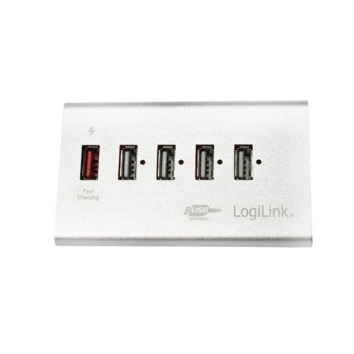 LogiLink Hub biurkowy 4xUSB 2.0 z zasilaczem