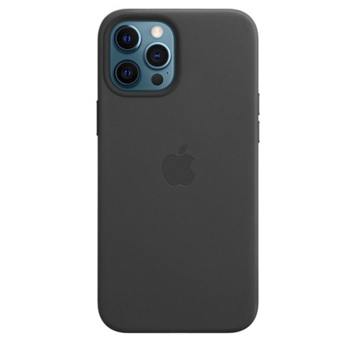 Etui iPhone 12 Pro Max Skórzane z funkcją MagSafe Czarny