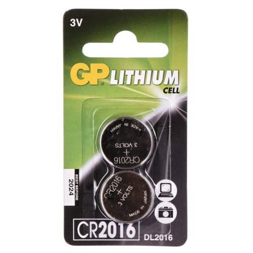 GP Bateria guzikowa CR2016 blister 2szt.
