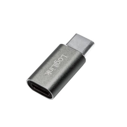Adapter Logilink AU0041 USB-C do Micro USB żeński, srebrny
