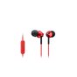 Słuchawki douszne Sony MDR-EX110APR Czerwone
