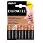 Baterie alkaliczne Duracell (AAA x 8)