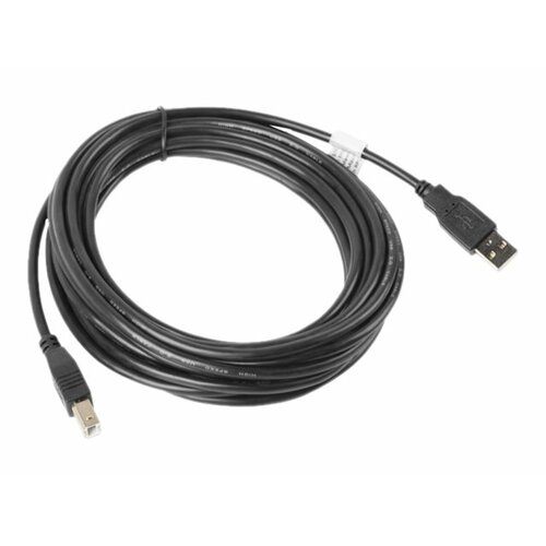 LANBERG Kabel USB 2.0 AM-BM 5M czarny