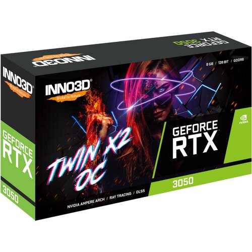Karta graficzna INNO3D GeForce RTX 3050 Twin X2 8GB GDDR6