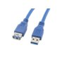 LANBERG Przedłużacz kabla USB 3.0 AM-AF niebieski 3M