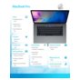 Laptop Apple MacBook Pro 15 Touch Bar, i7 2.6GHz 6-core/16GB/512GB SSD/Radeon Pro 560X 4GB - Space Grey