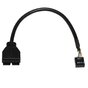 Kabel Akyga AK-CA-28 ( USB2.0 - USB3,0 /IDE20P- IDE10/ M-F PVC 0,2m czarny )