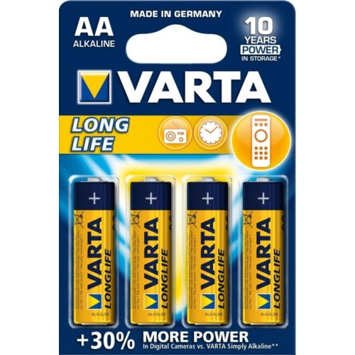 Baterie Varta Longlife extra, Mignon LR06/AA - 4 szt