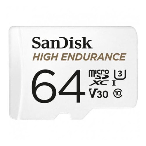 Karta pamięci MicroSDXC SanDisk High Endurance 64GB + Adapter