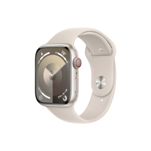 Smartwatch Apple Watch Series 9 GPS + Cellular aluminium 45mm + opaska sportowa księżycowa poświata