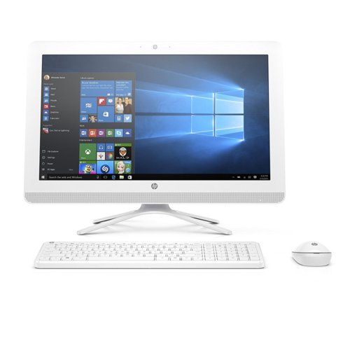 AIO HP 22-B352DS Celeron J3355/21.5" FHD/4GB/1TB/DVD/BT/WirelessKeyboard+Mouse/Win 10 bialy (repack)