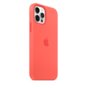 Etui iPhone 12/12 Pro Silikonowe z funkcją MagSafe - różowy cytrus