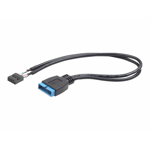 Kabel Gembird ( Pin Header USB 3.0 - USB 2.0 0.3m czarny )
