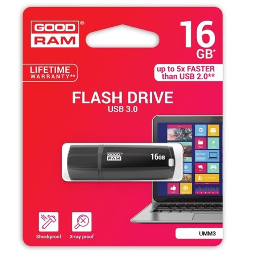 Goodram Flashdrive Mimic 16GB USB 3.0 czarny