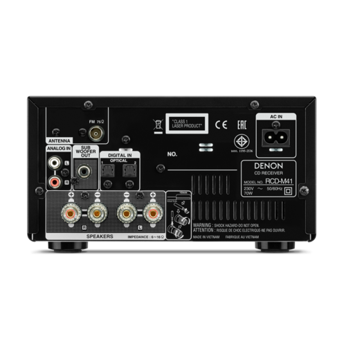 System Hi-Fi Denon D-M41 Silver/Black