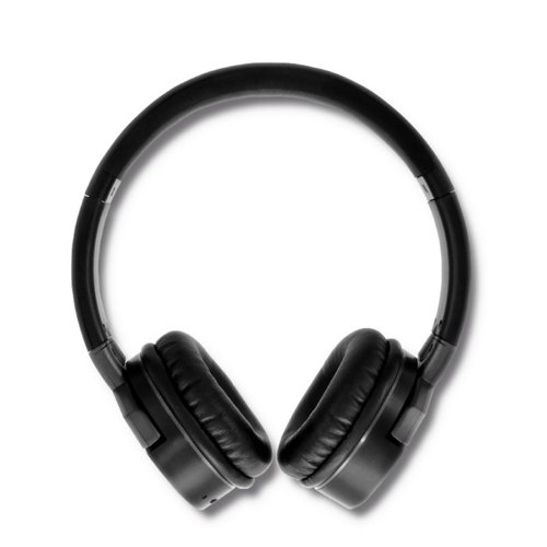 Słuchawki bezprzewodowe z mikrofonem Qoltec nauszne Czarne