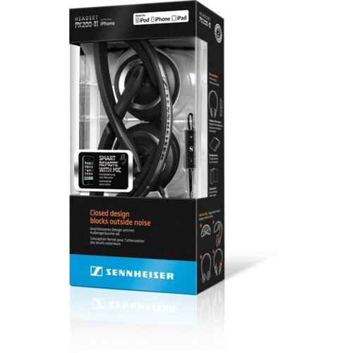 Sennheiser Communications PX 200i Słuchawka nauszna, składana do urządzeń Apple