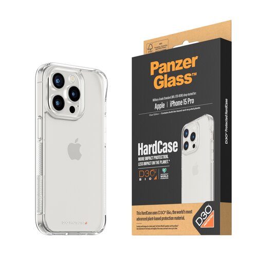 Etui PanzerGlass HardCase iPhone 15 Pro przezroczyste