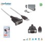 Kabel adapter Manhattan USB/COM RS232 0,45m IDATA USB-SER-2B 