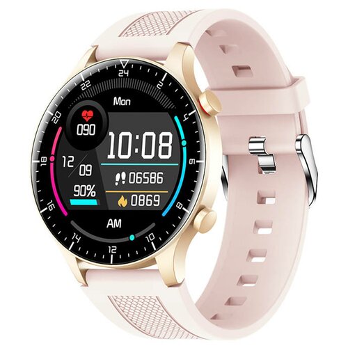 Smartwatch Kumi GW16T PRO różowe złoto