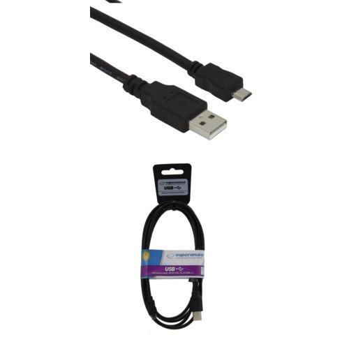 Kabel Micro USB 2.0 A-B M/M 2,0m ESPERANZA |Ekranowany