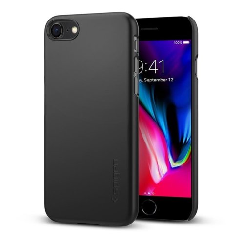 SPIGEN SGP  Thin Fit Black etui iPhone 7/8