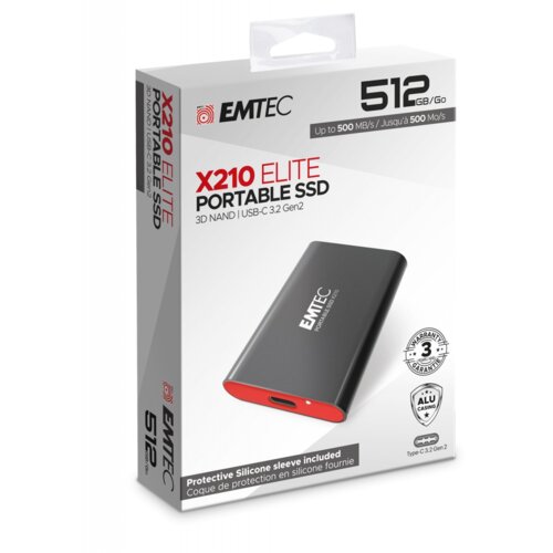 Dysk zewnętrzny SSD Emtec X210 512GB