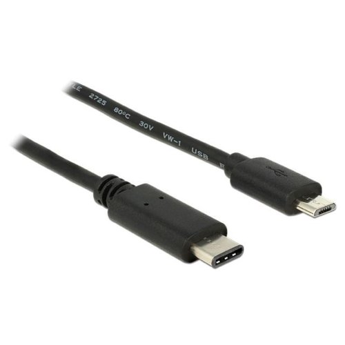 Kabel USB Delock USB type-C(M) -> microiUSB (M) 2.0 1m