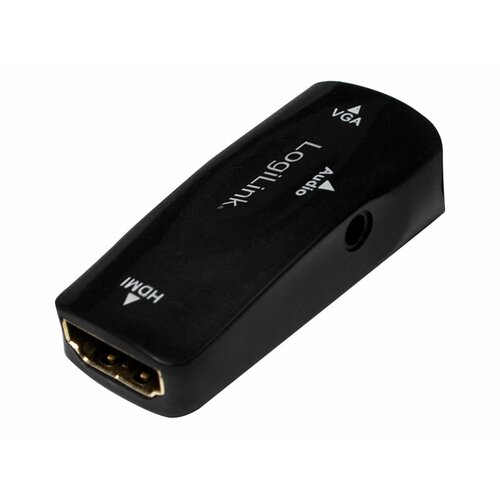 Konwerter HDMI LogiLink CV0108 HDMI (F) na VGA (F), audio 3,5mm jack