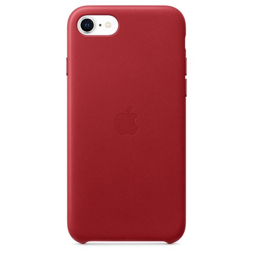 Etui Apple skórzane do iPhone SE 2020 czerwone